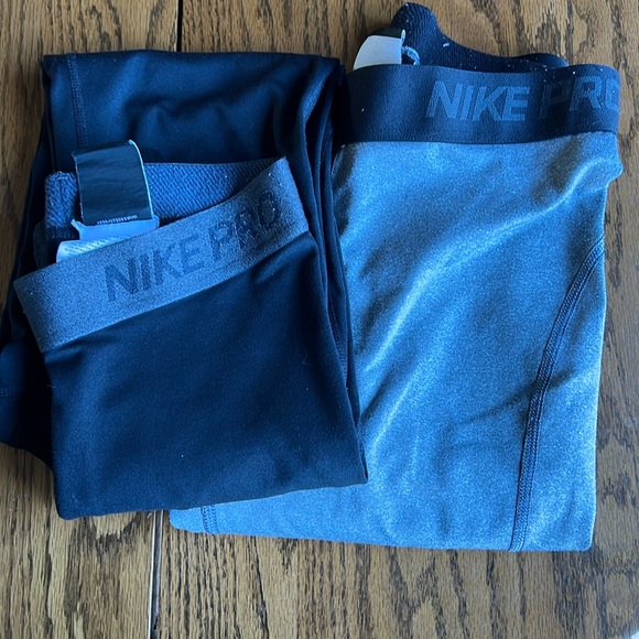 Nike Pants - Nike Dri-Fit XS one Black one Grey/Black Leggings